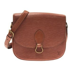 LOUIS VUITTON Saint Cloud Epi Shoulder Bag M52193 Brown Leather Women